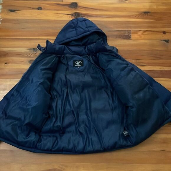 Beverly Hills Polo Club Blue Hooded Puffer Jacket Mens Size Medium - Picture 3 of 12
